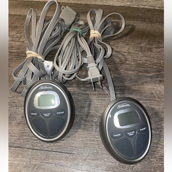 Sunbeam V71-SC7D P85KQ Electric Blanket 4 Prong Controller Remote Tested - Picture 6 of 6